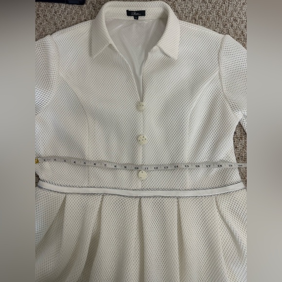 For Her NYC White Mesh Dress - Picture 10 of 11